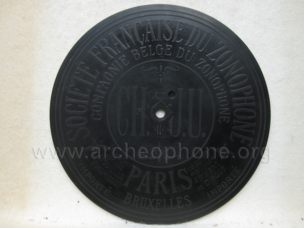 Photo du disque ou cylindre en question