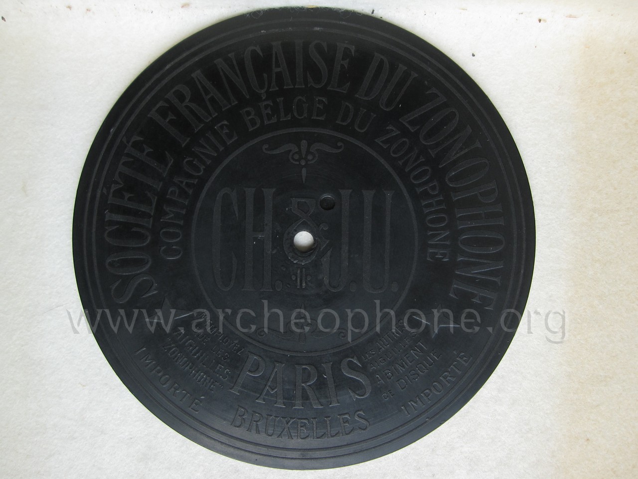 Photo du disque ou cylindre en question