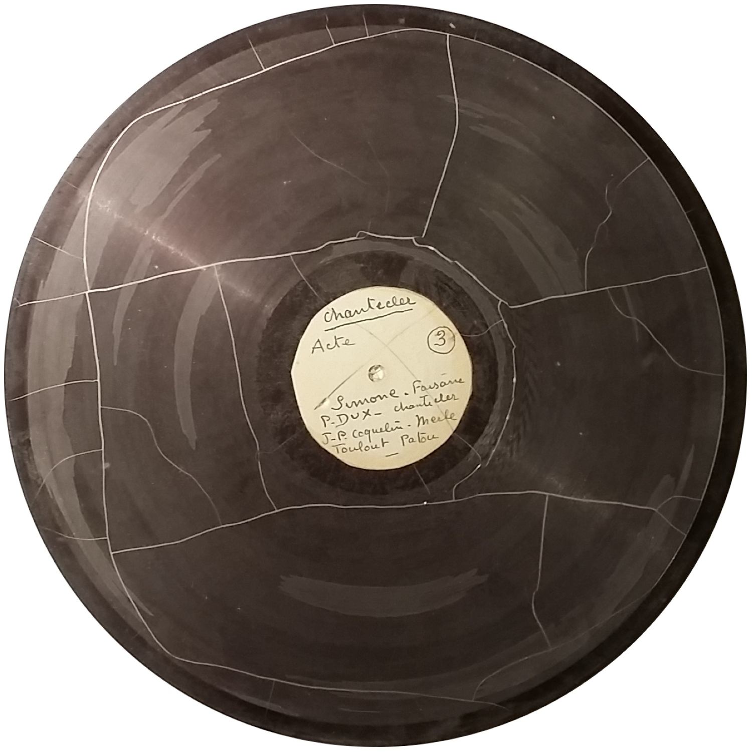 Photo du disque ou cylindre en question