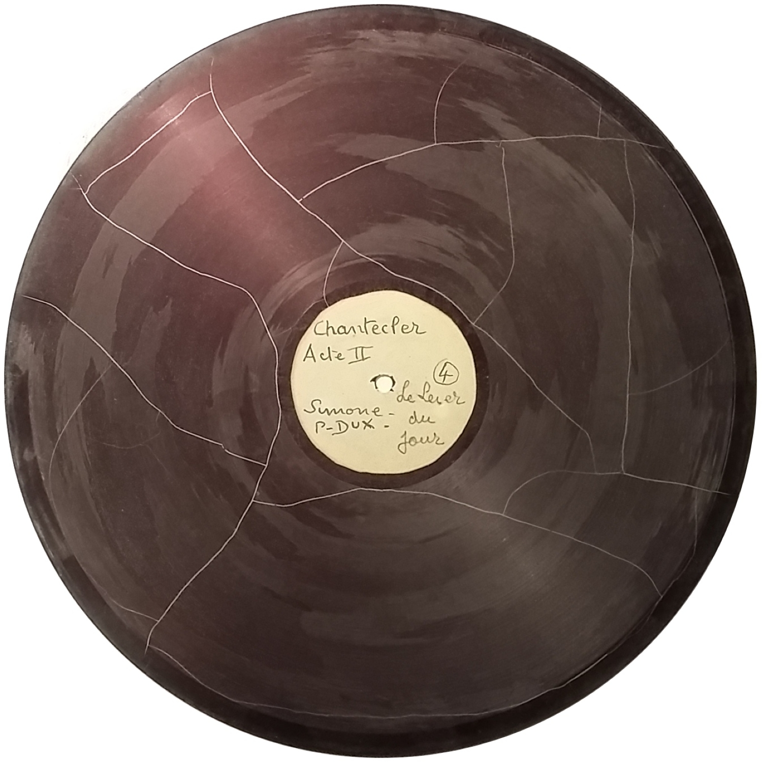 Photo du disque ou cylindre en question