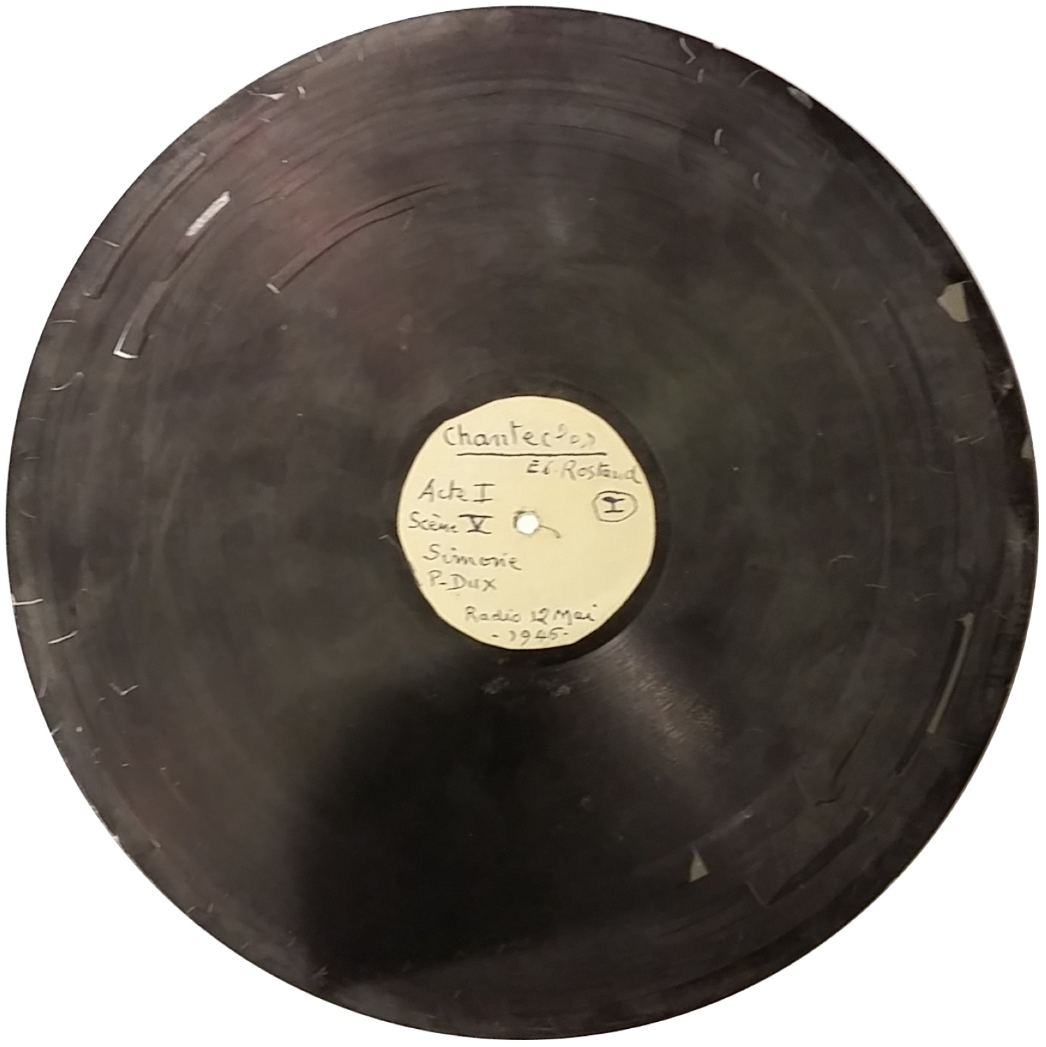 Photo du disque ou cylindre en question