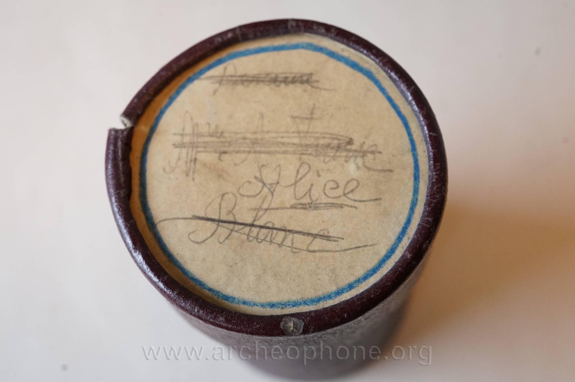 Photo du disque ou cylindre en question