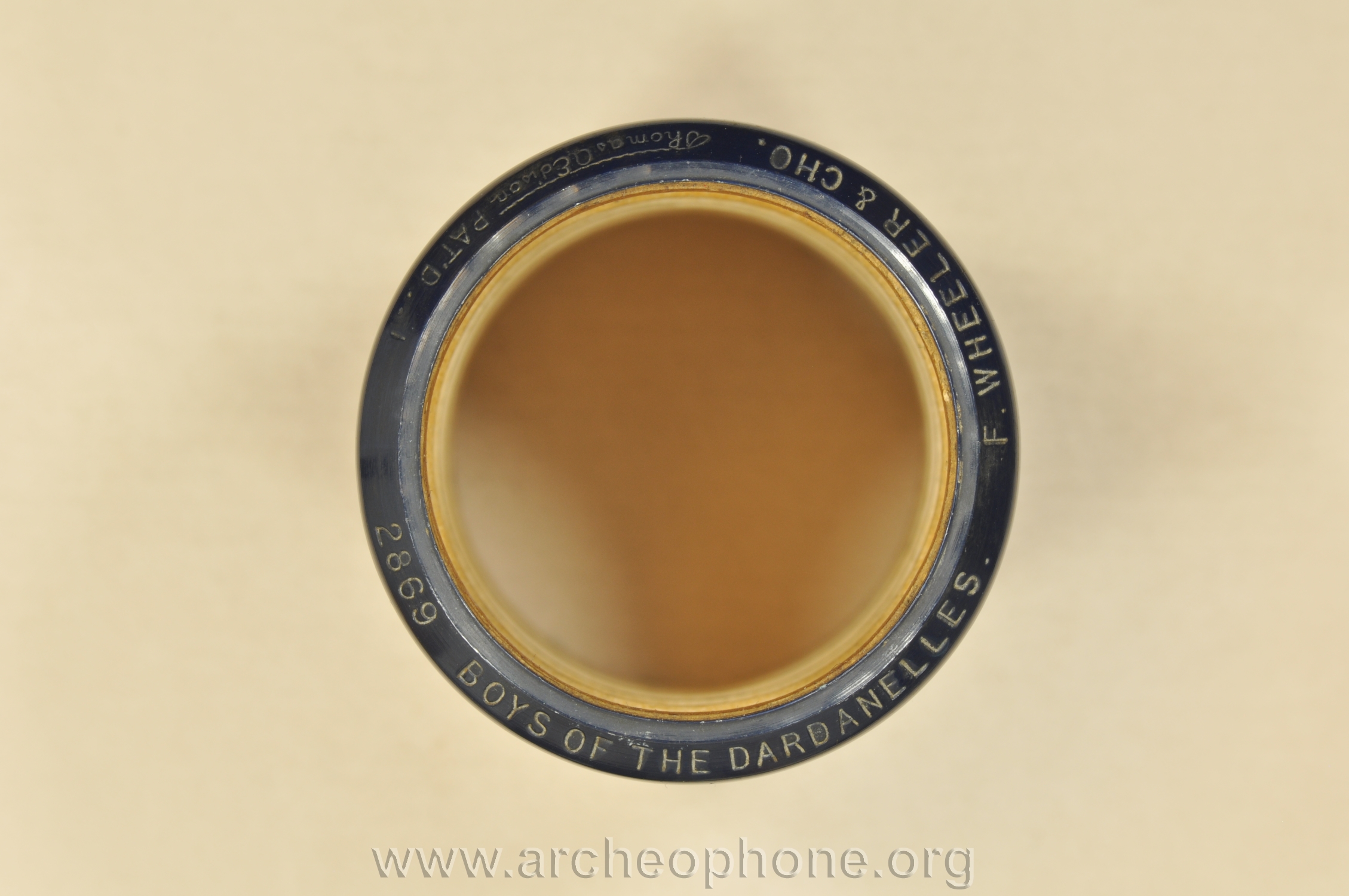 Photo du disque ou cylindre en question