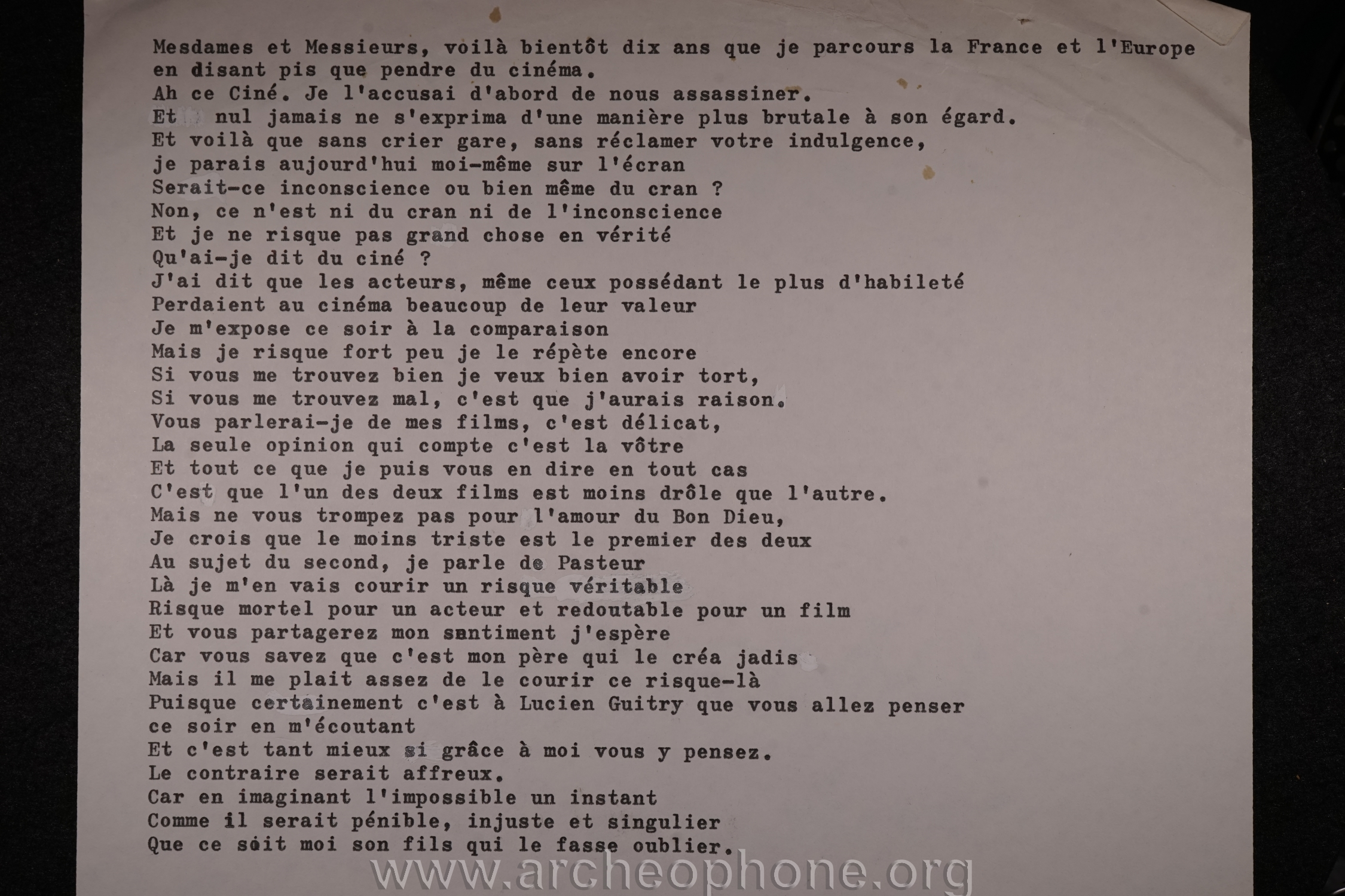 Photo du disque ou cylindre en question