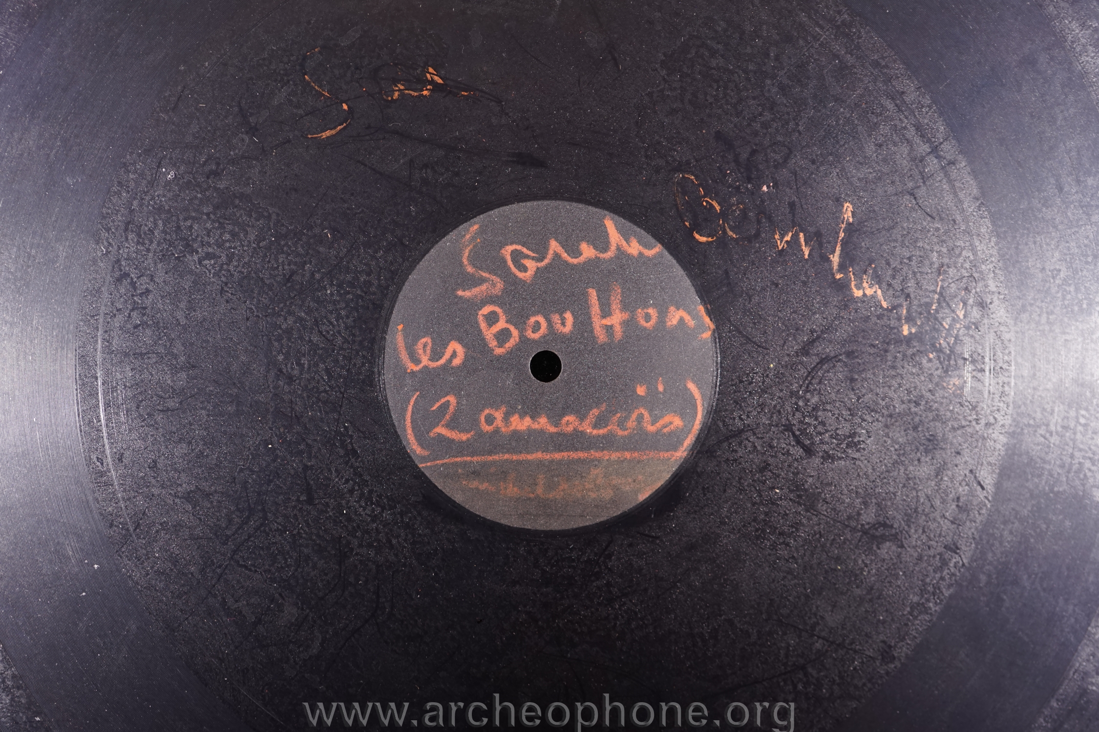 Photo du disque ou cylindre en question