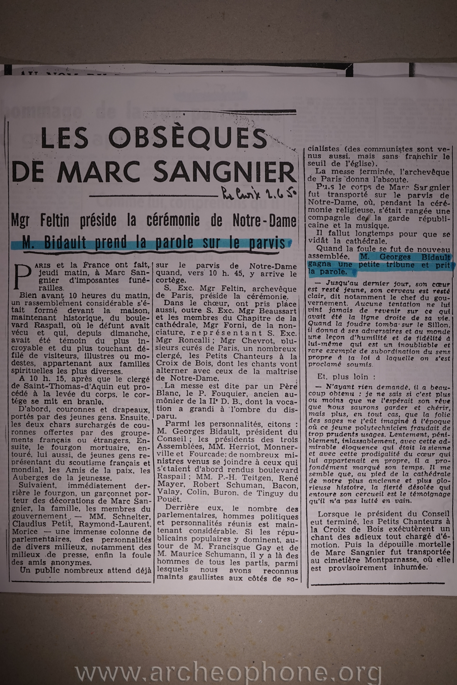 Photo du disque ou cylindre en question