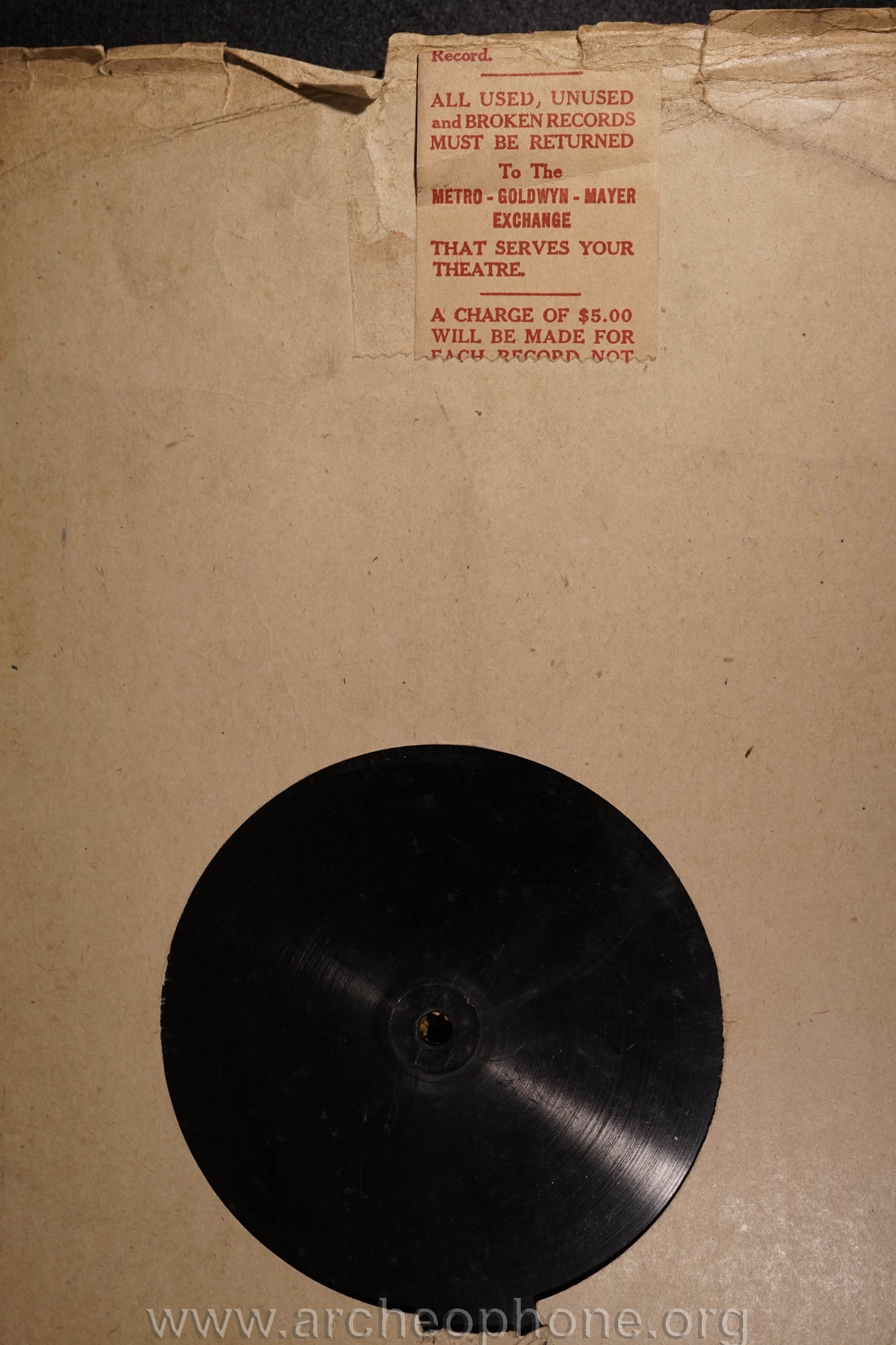 Photo du disque ou cylindre en question