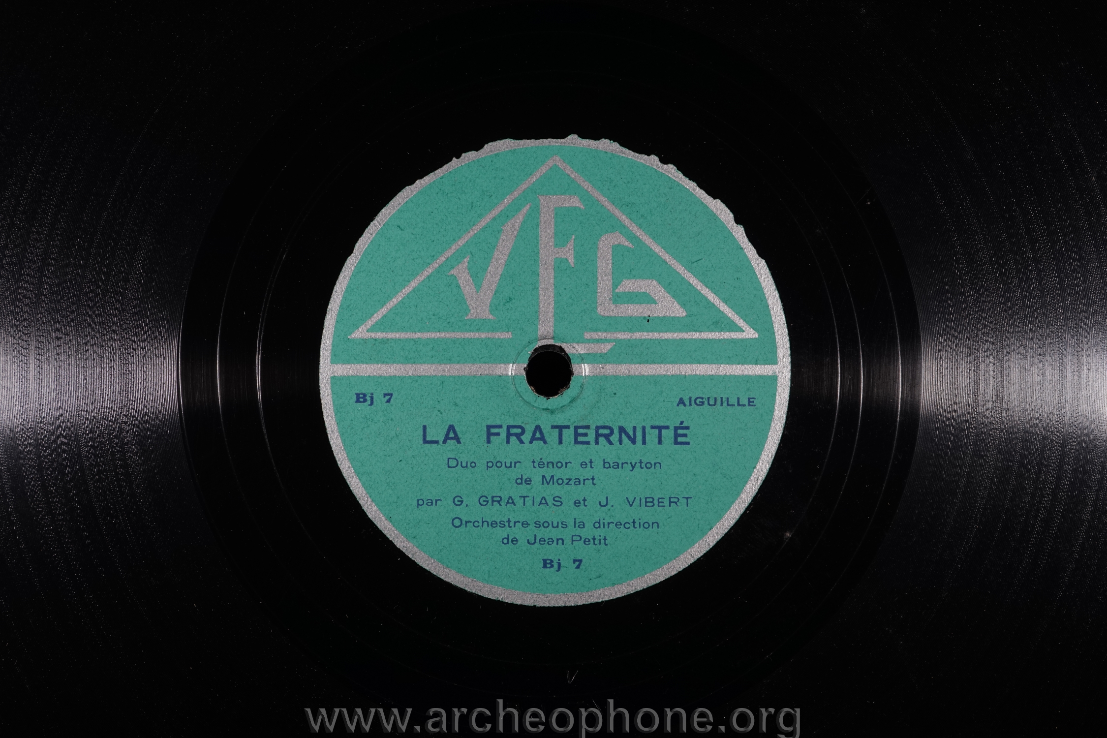 Photo du disque ou cylindre en question