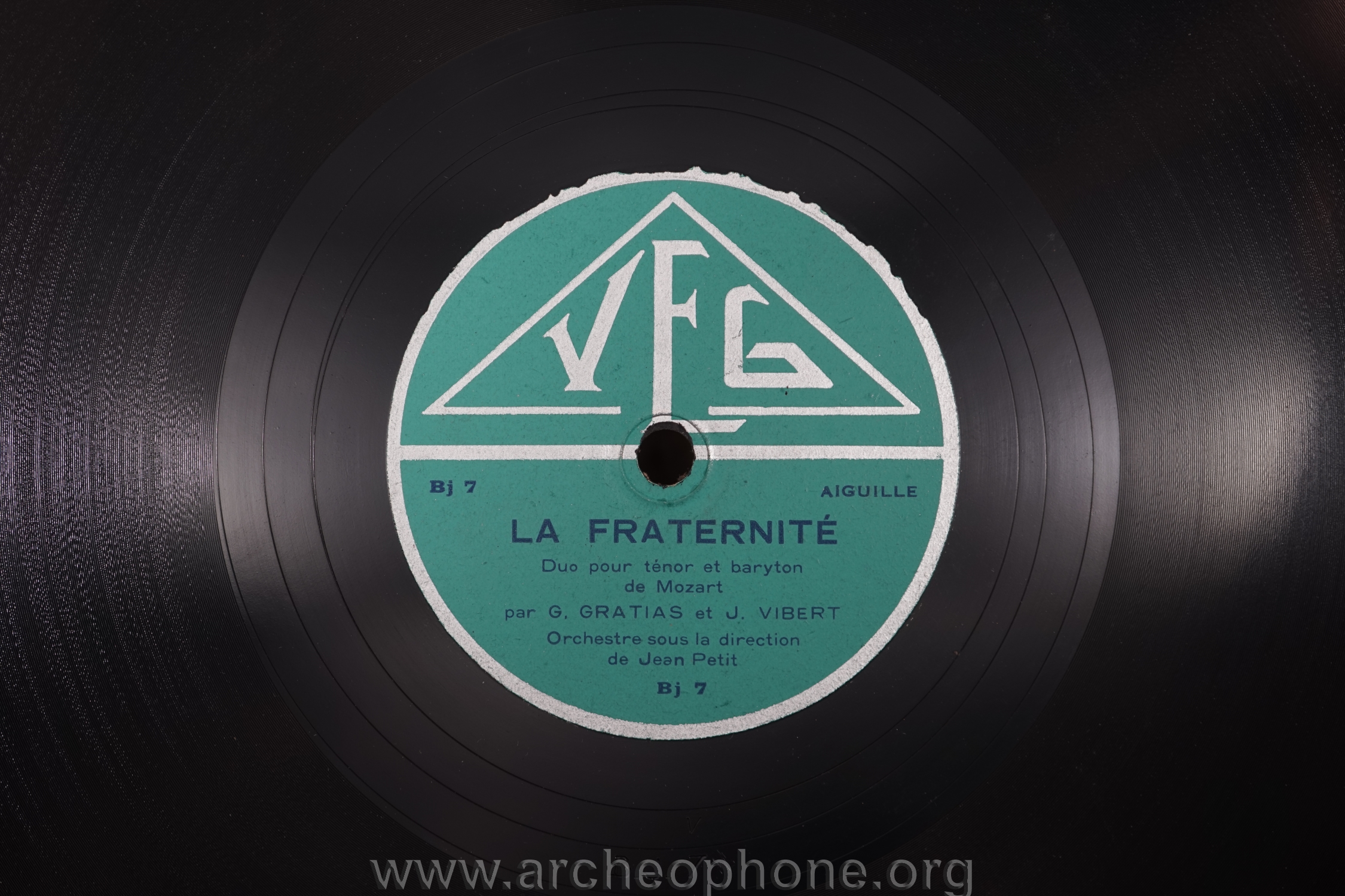 Photo du disque ou cylindre en question