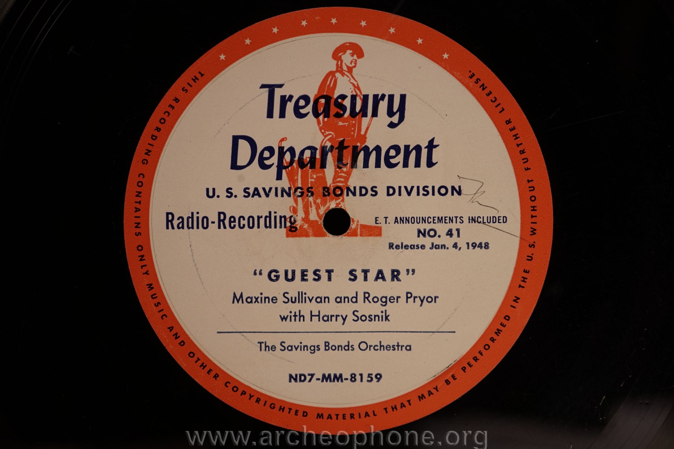 Photo du disque ou cylindre en question