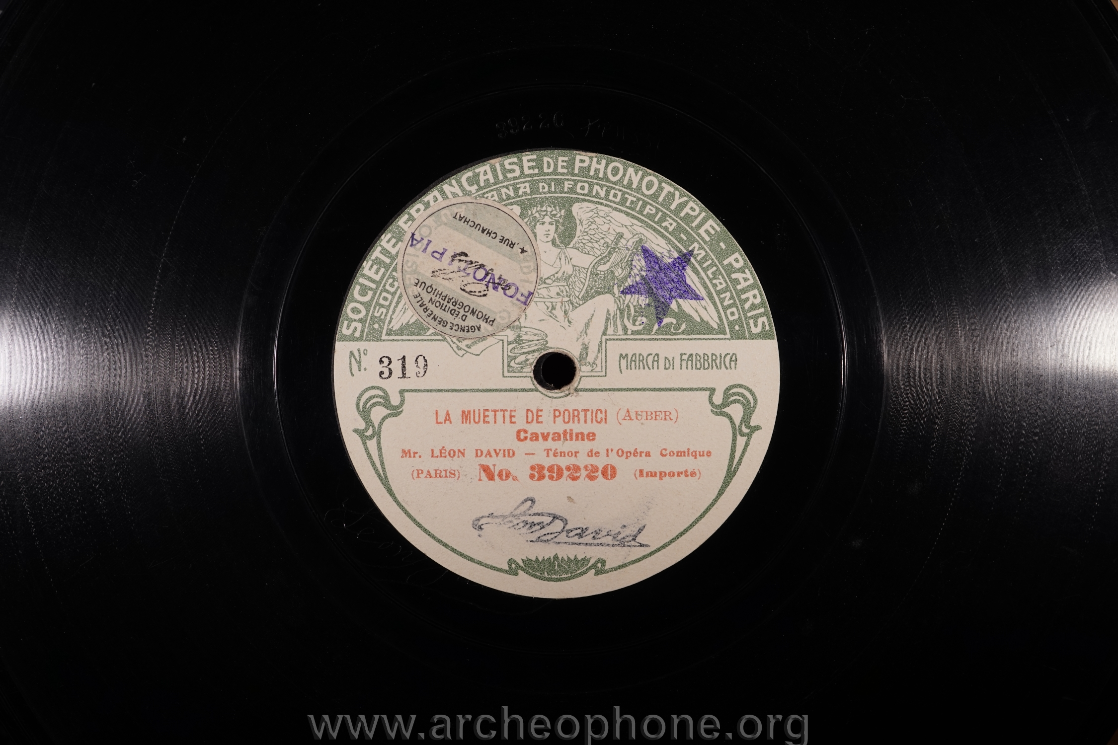 Photo du disque ou cylindre en question