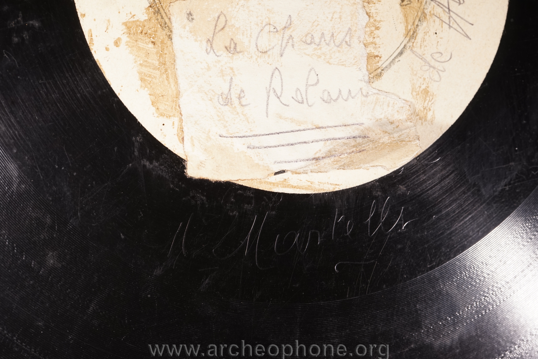 Photo du disque ou cylindre en question