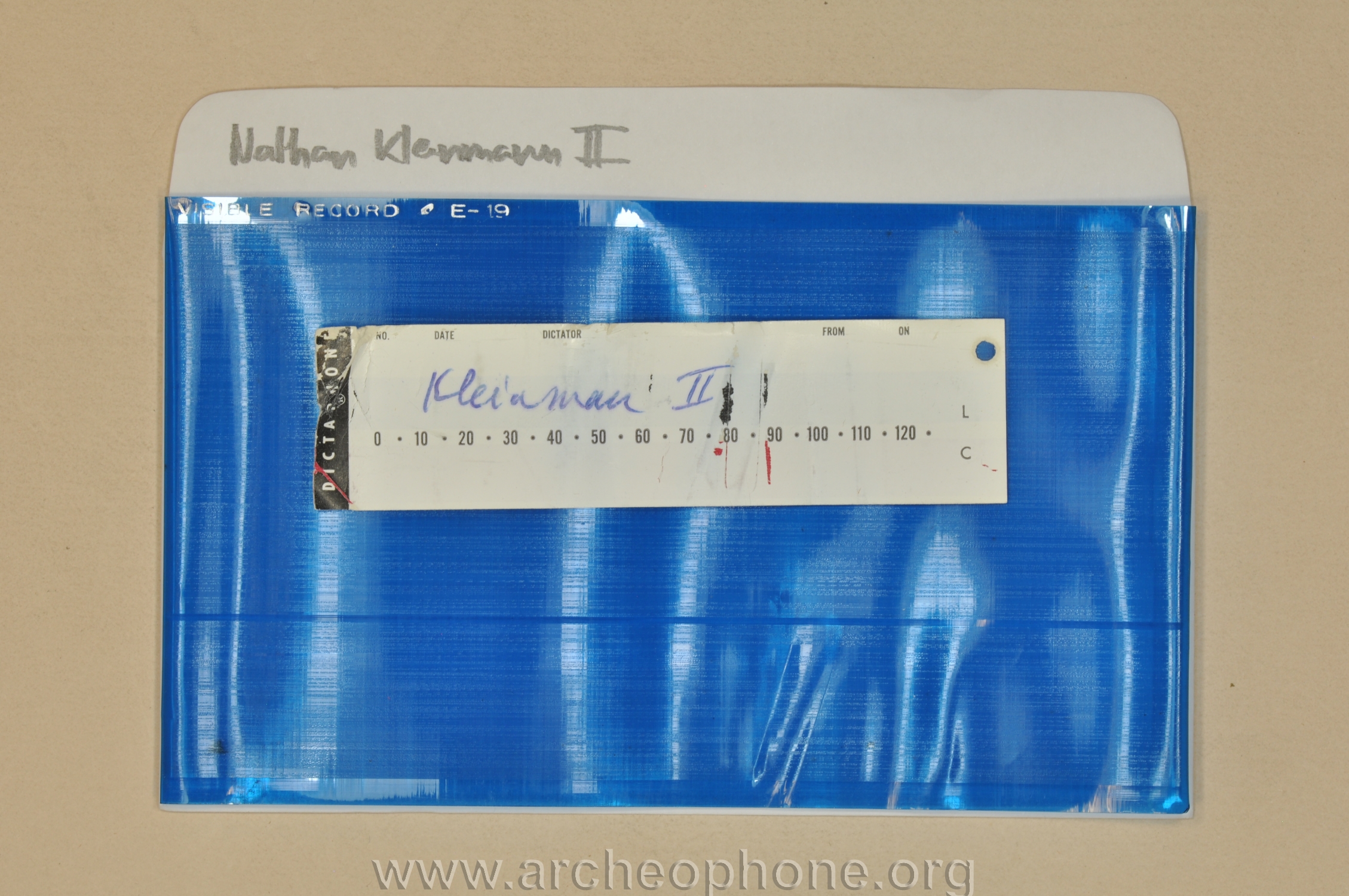 Photo du disque ou cylindre en question