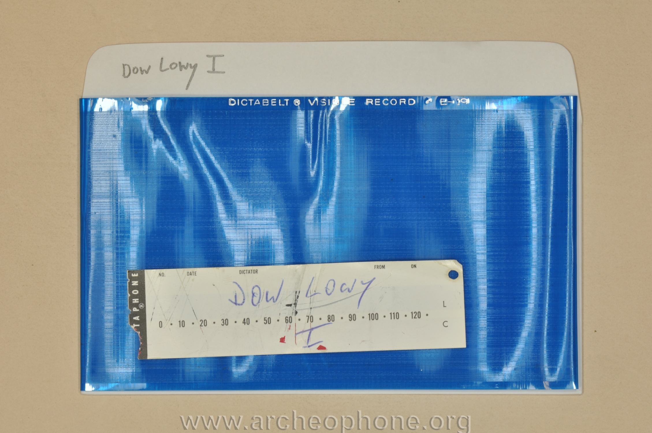 Photo du disque ou cylindre en question