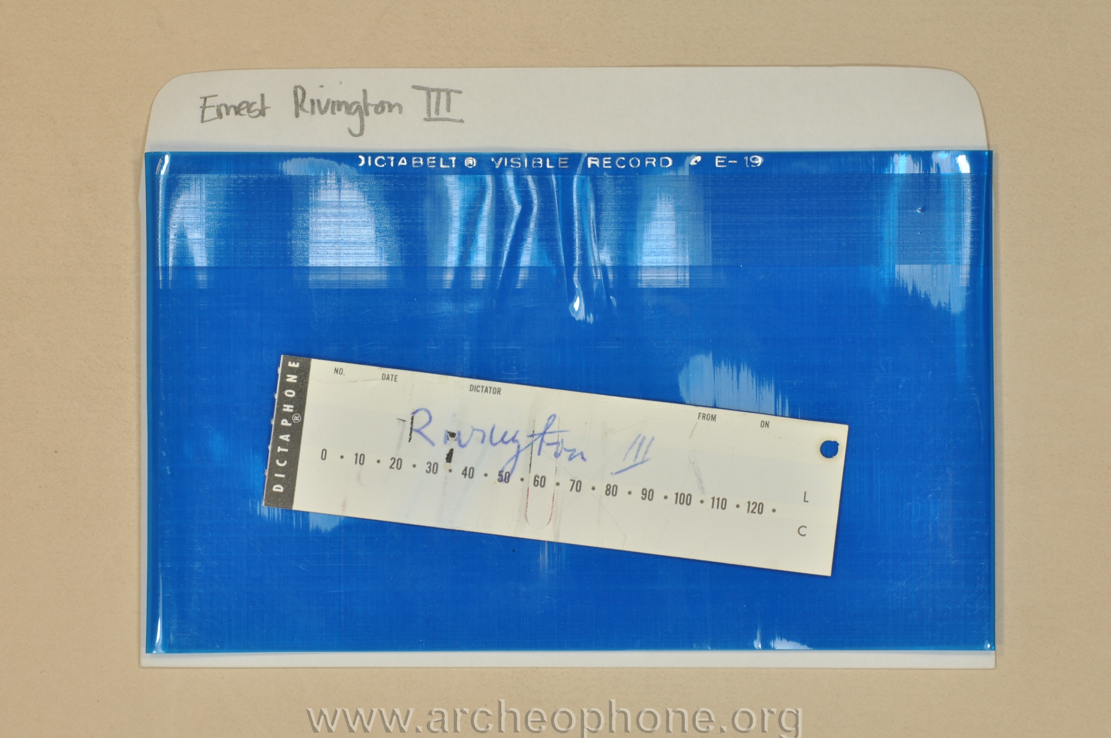 Photo du disque ou cylindre en question