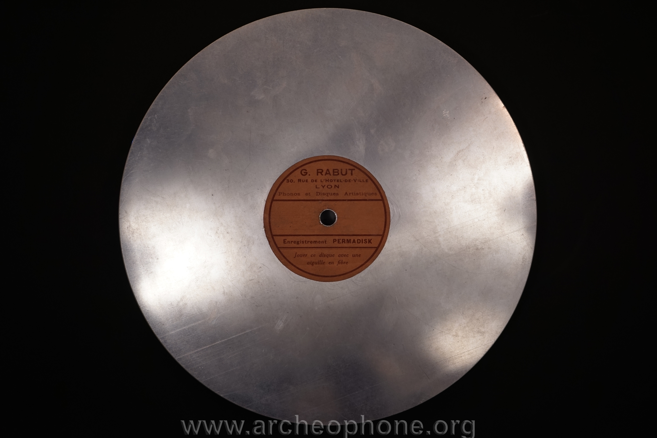 Photo du disque ou cylindre en question