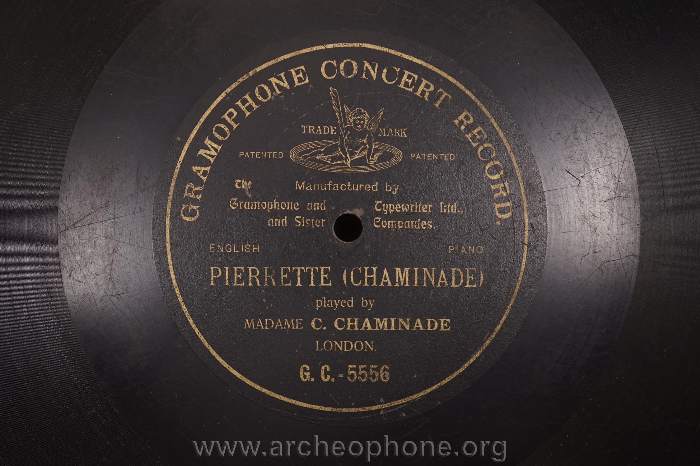 Photo du disque ou cylindre en question