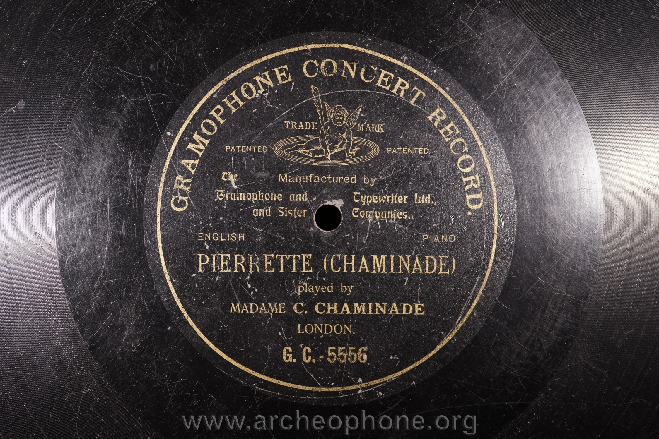 Photo du disque ou cylindre en question