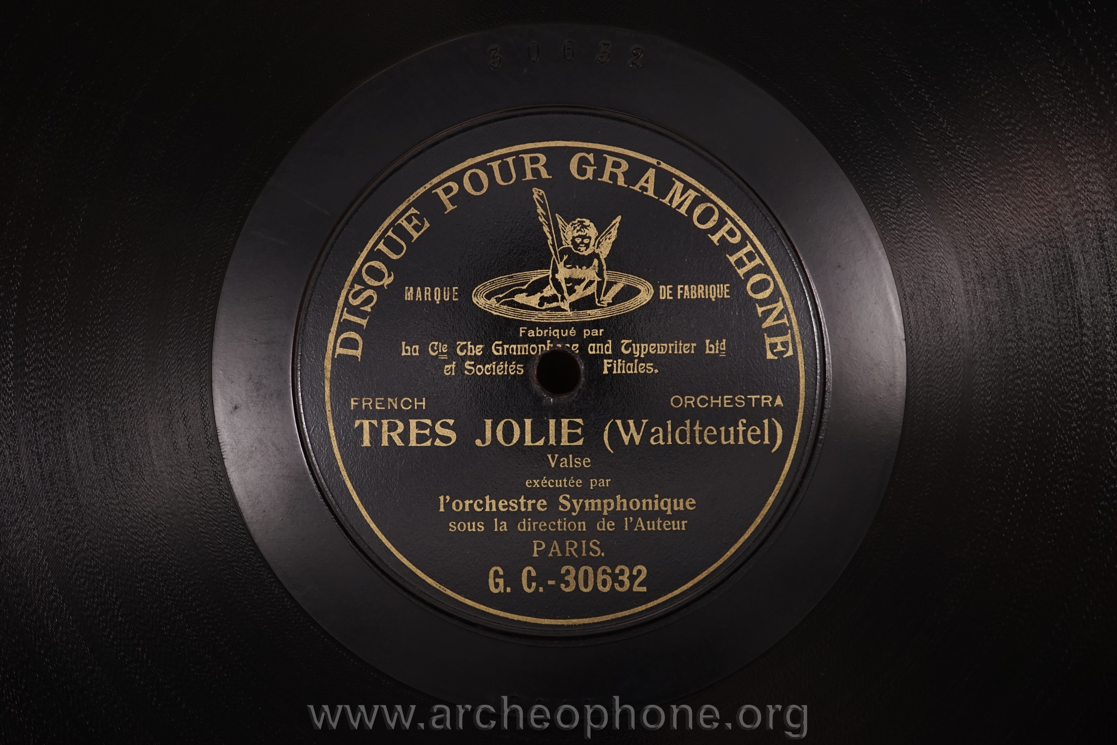 Photo du disque ou cylindre en question