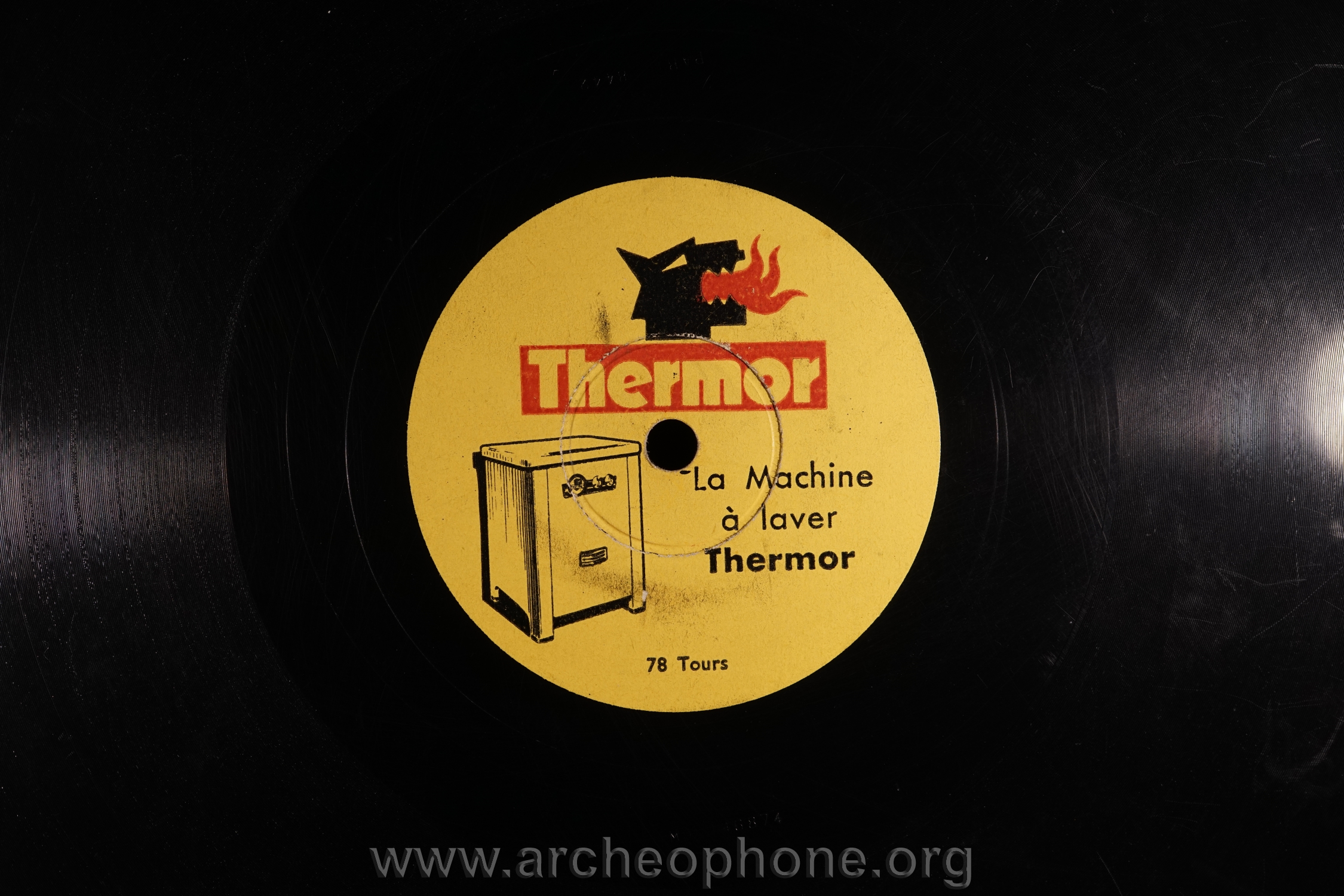 Photo du disque ou cylindre en question