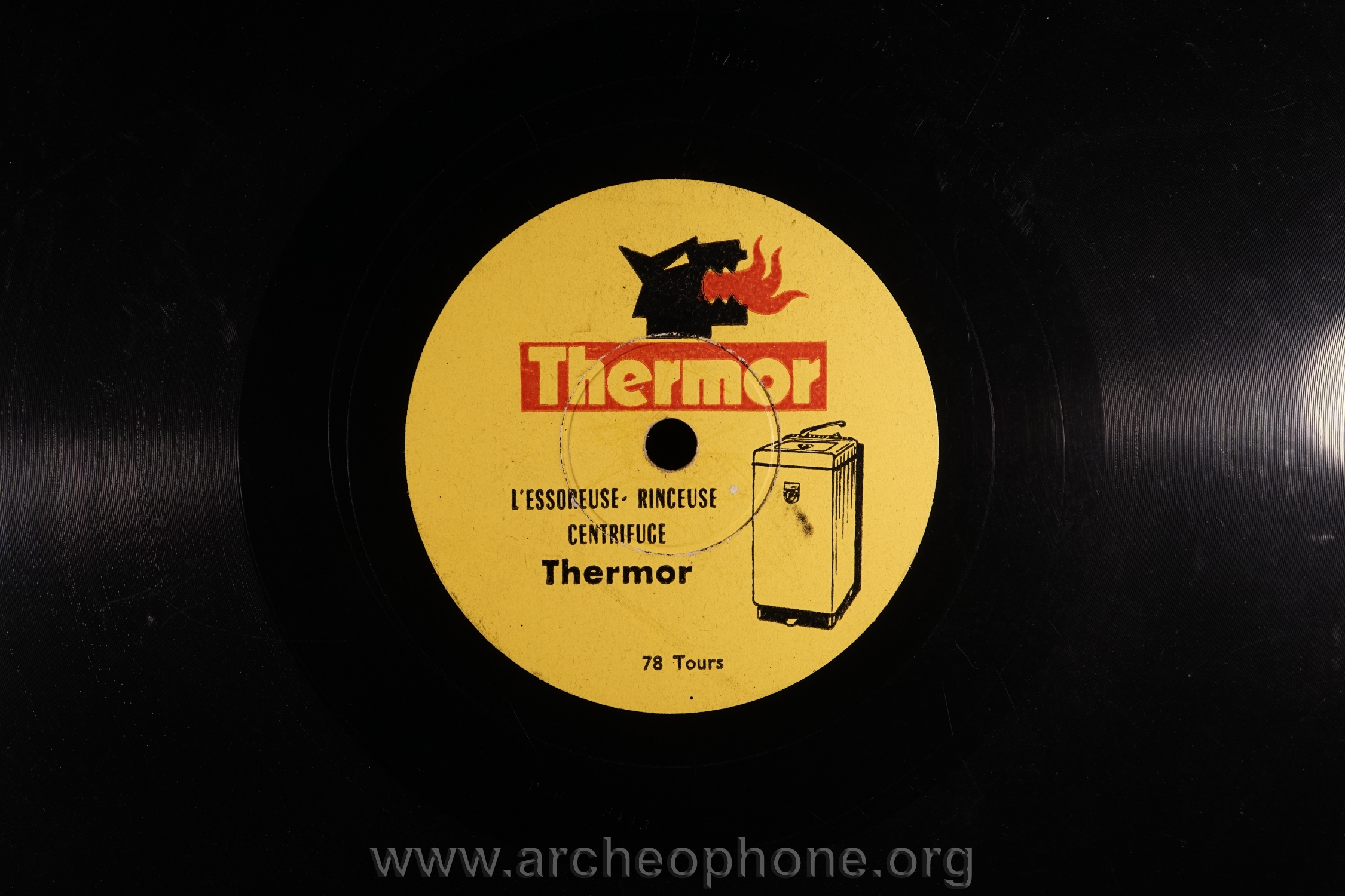 Photo du disque ou cylindre en question