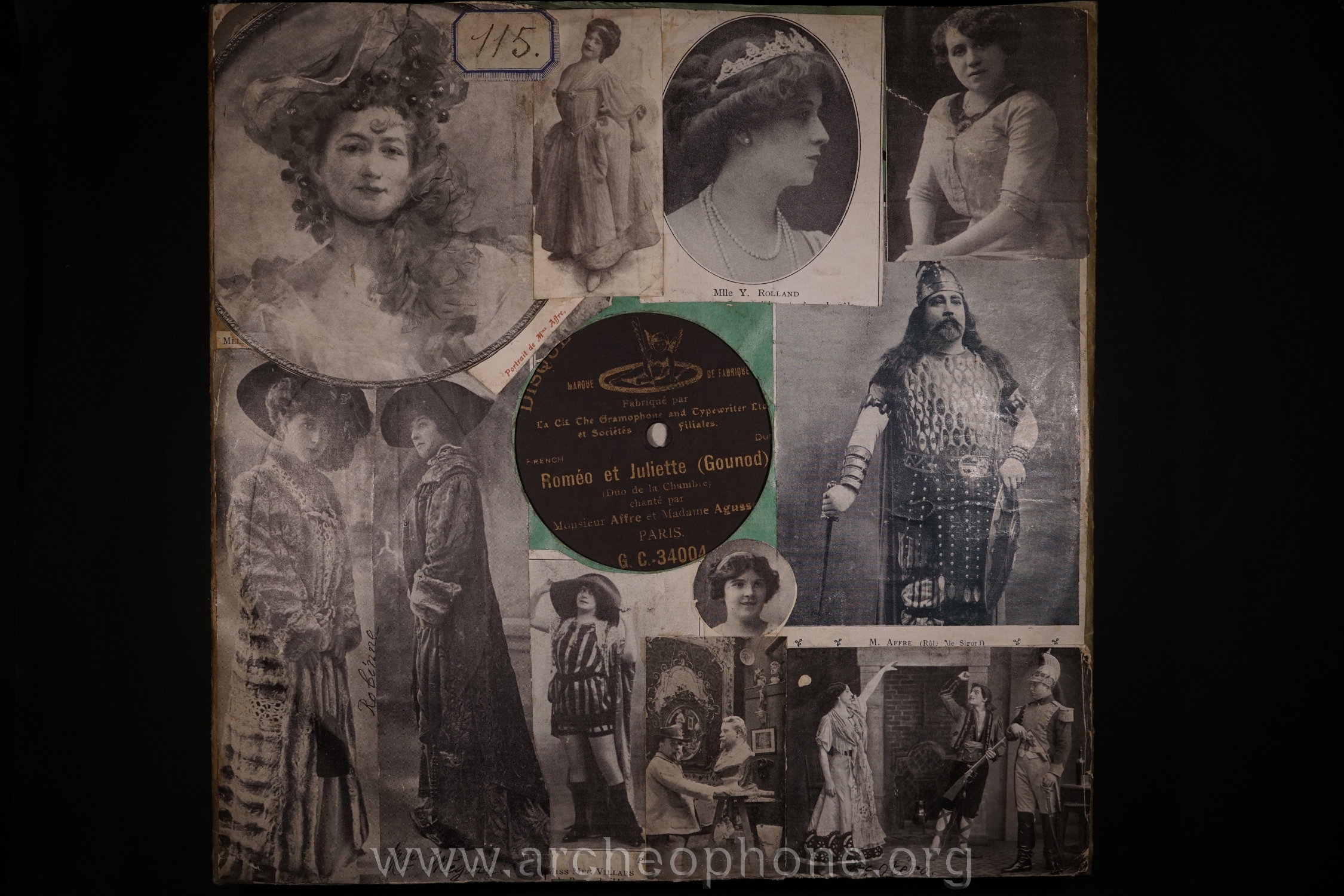 Photo du disque ou cylindre en question