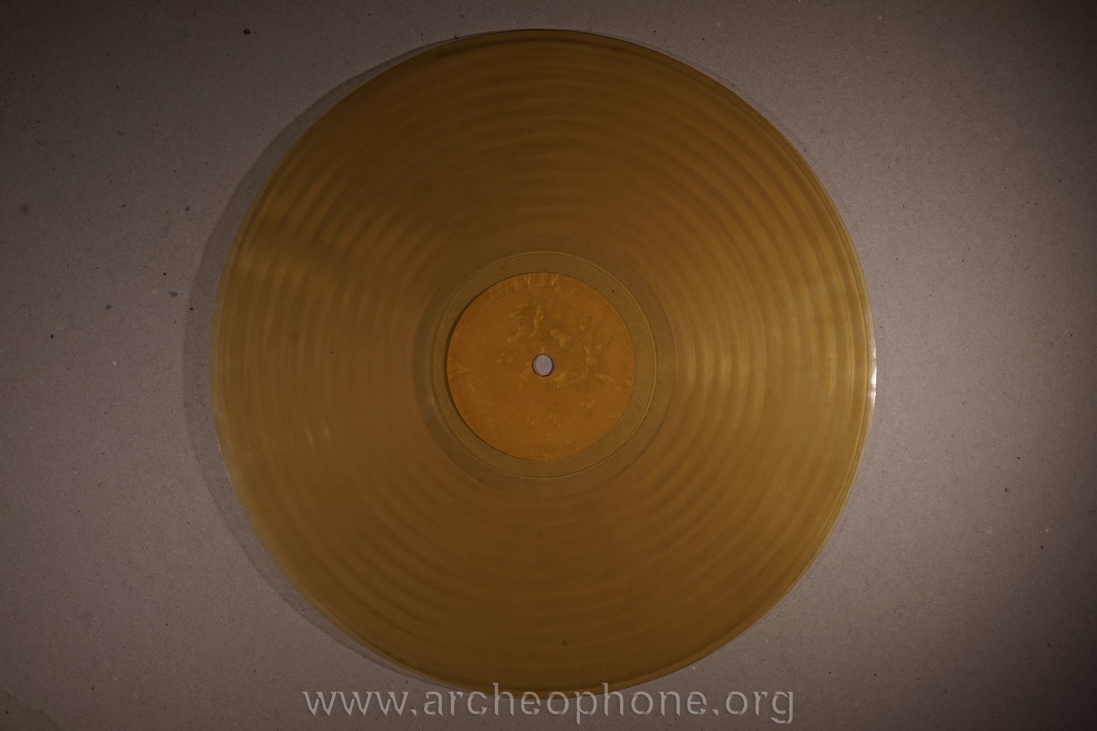 Photo du disque ou cylindre en question