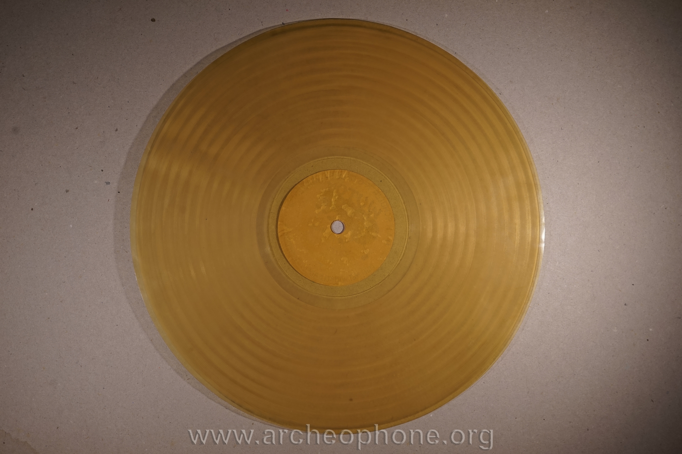 Photo du disque ou cylindre en question