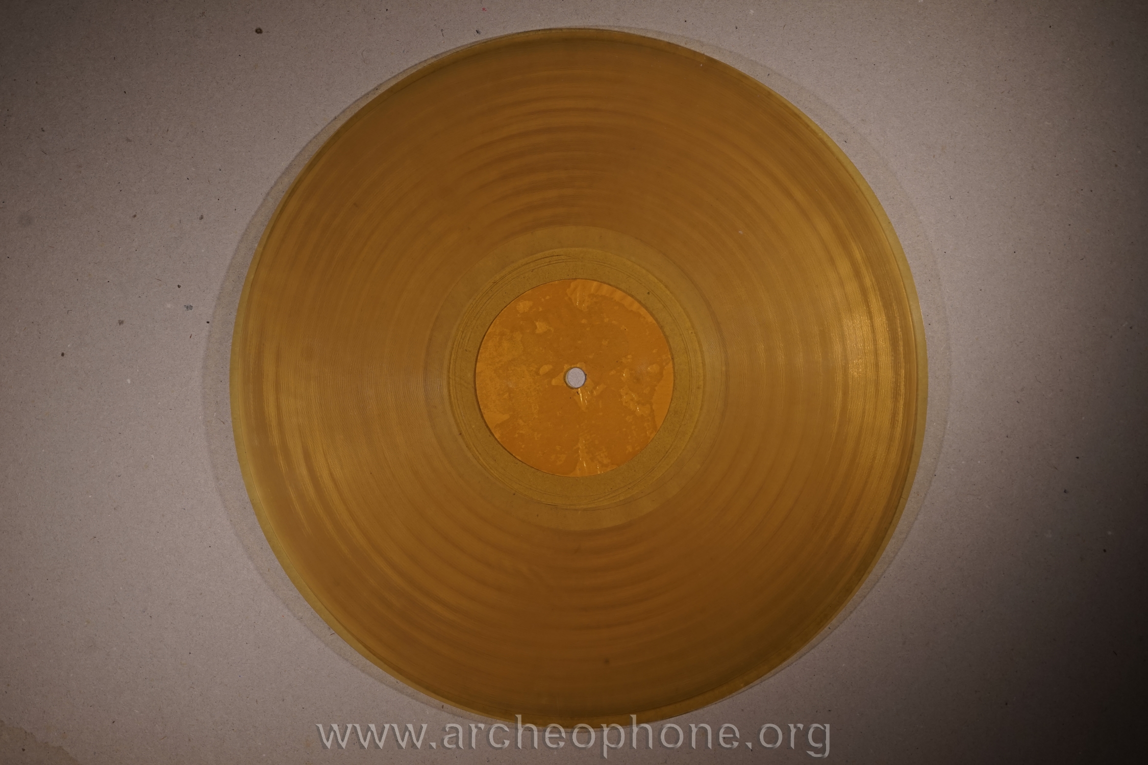 Photo du disque ou cylindre en question