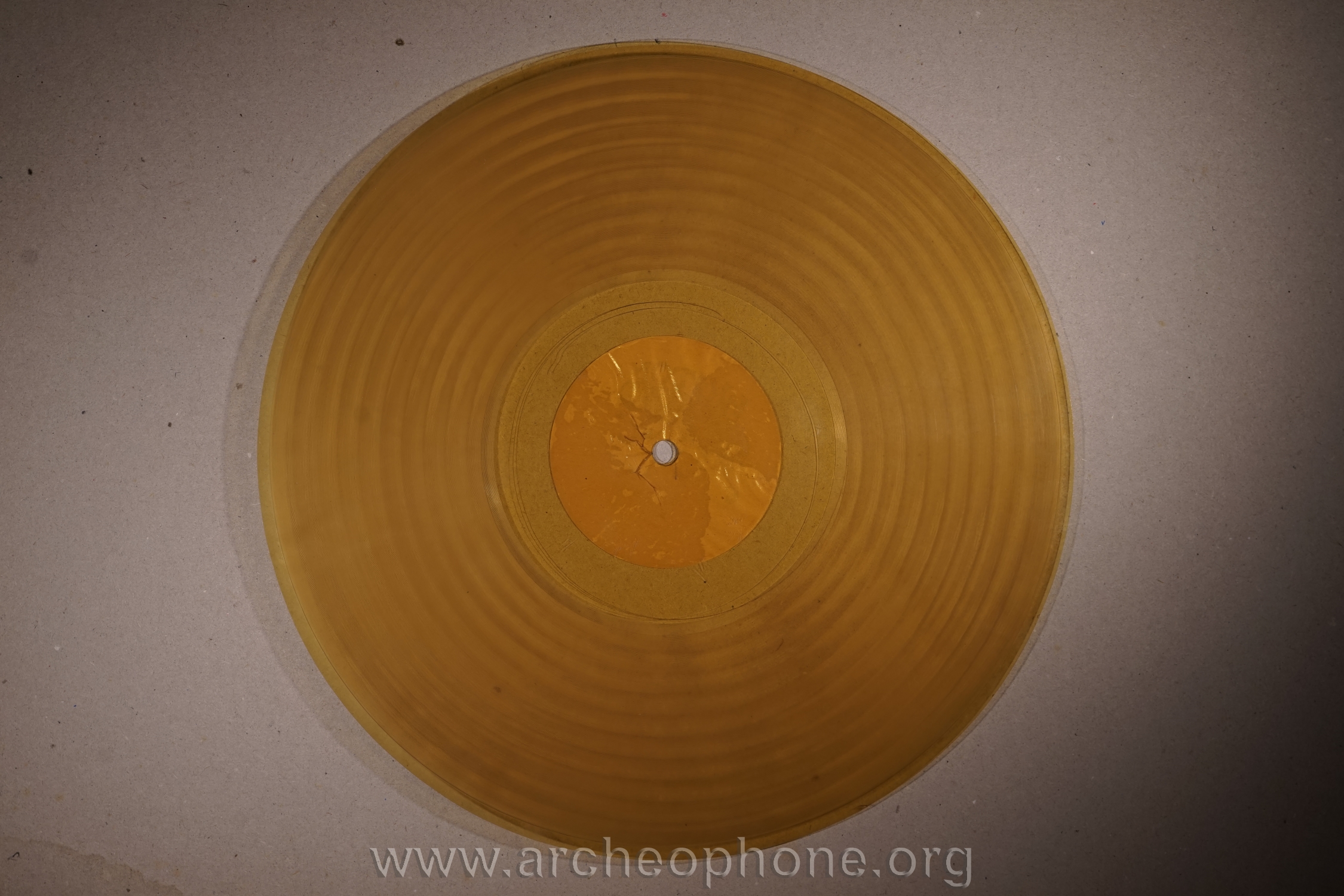 Photo du disque ou cylindre en question