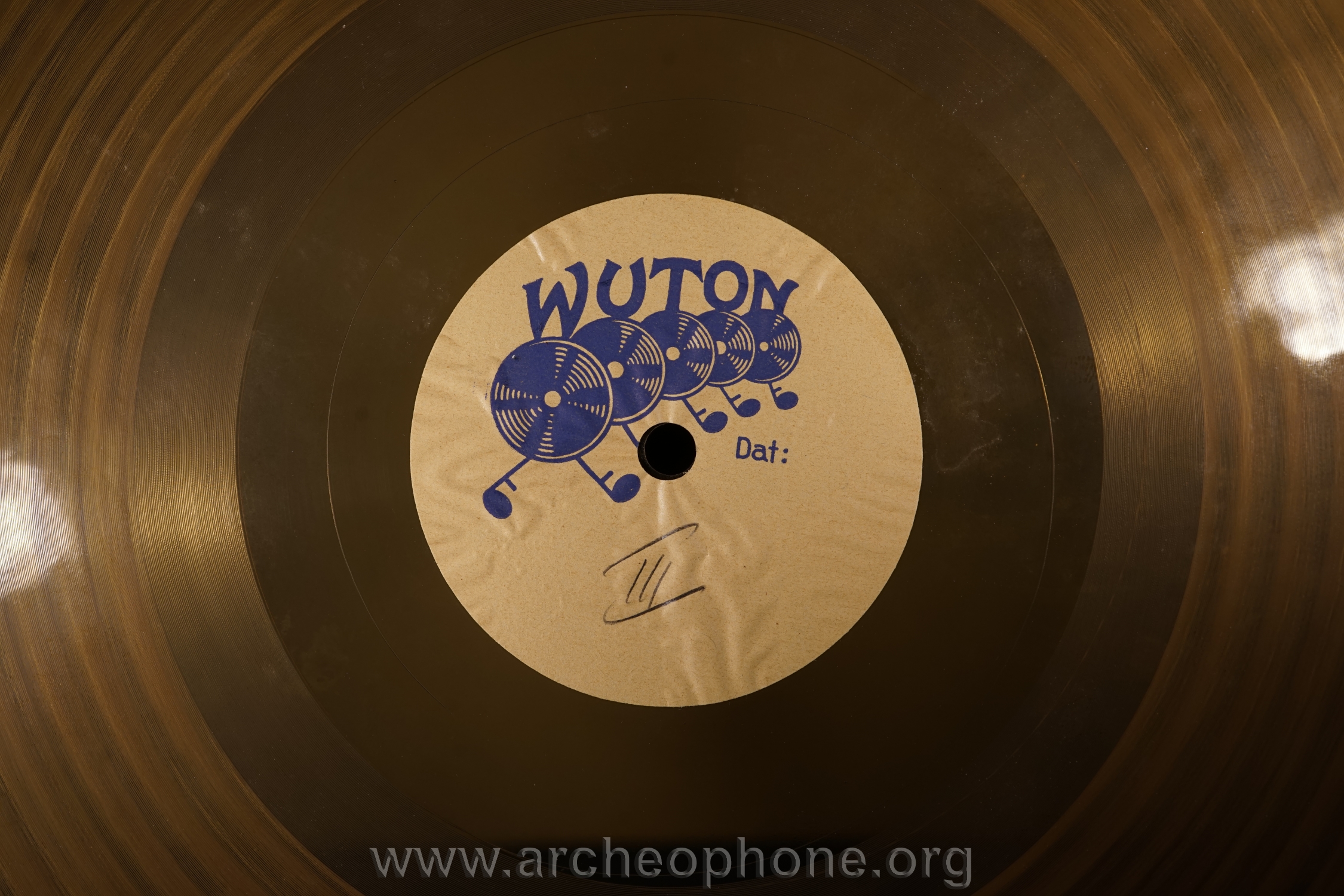 Photo du disque ou cylindre en question