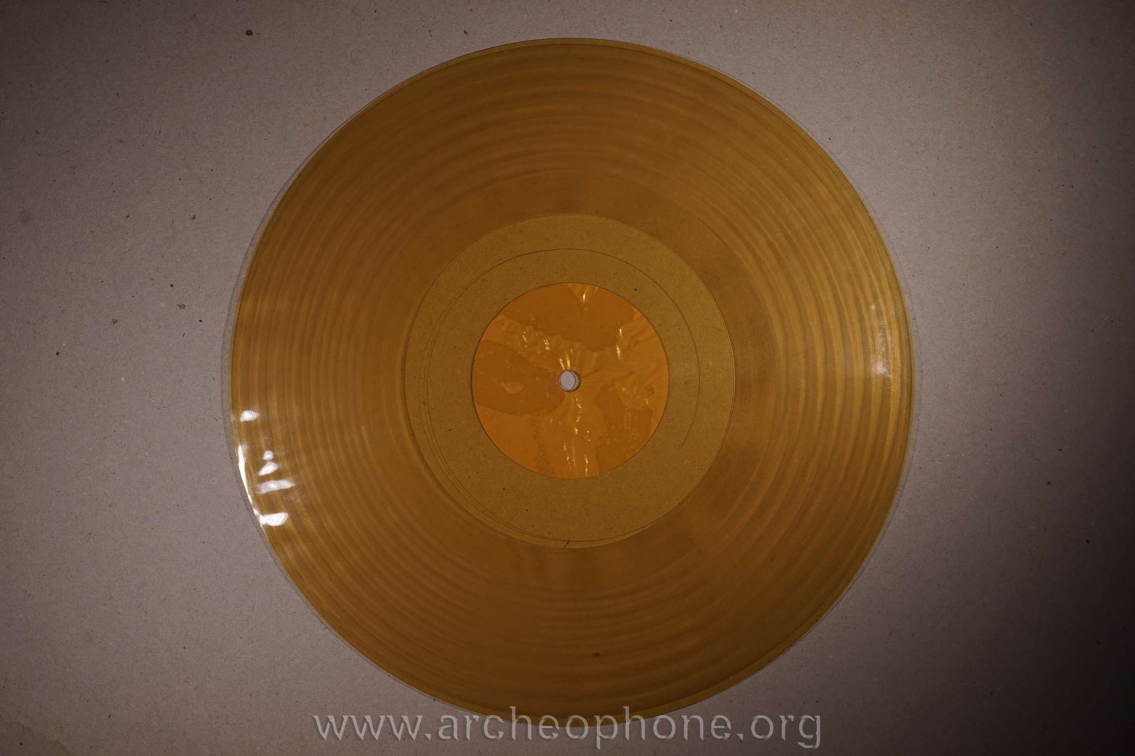 Photo du disque ou cylindre en question