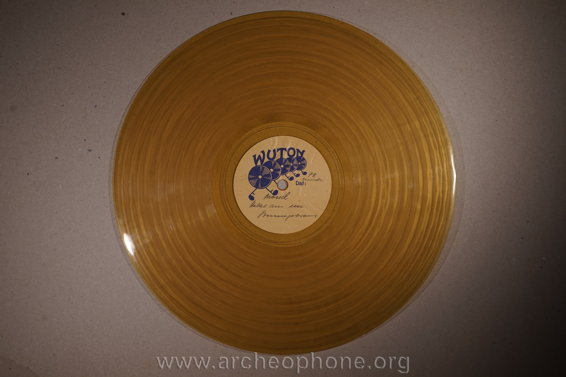 Photo du disque ou cylindre en question