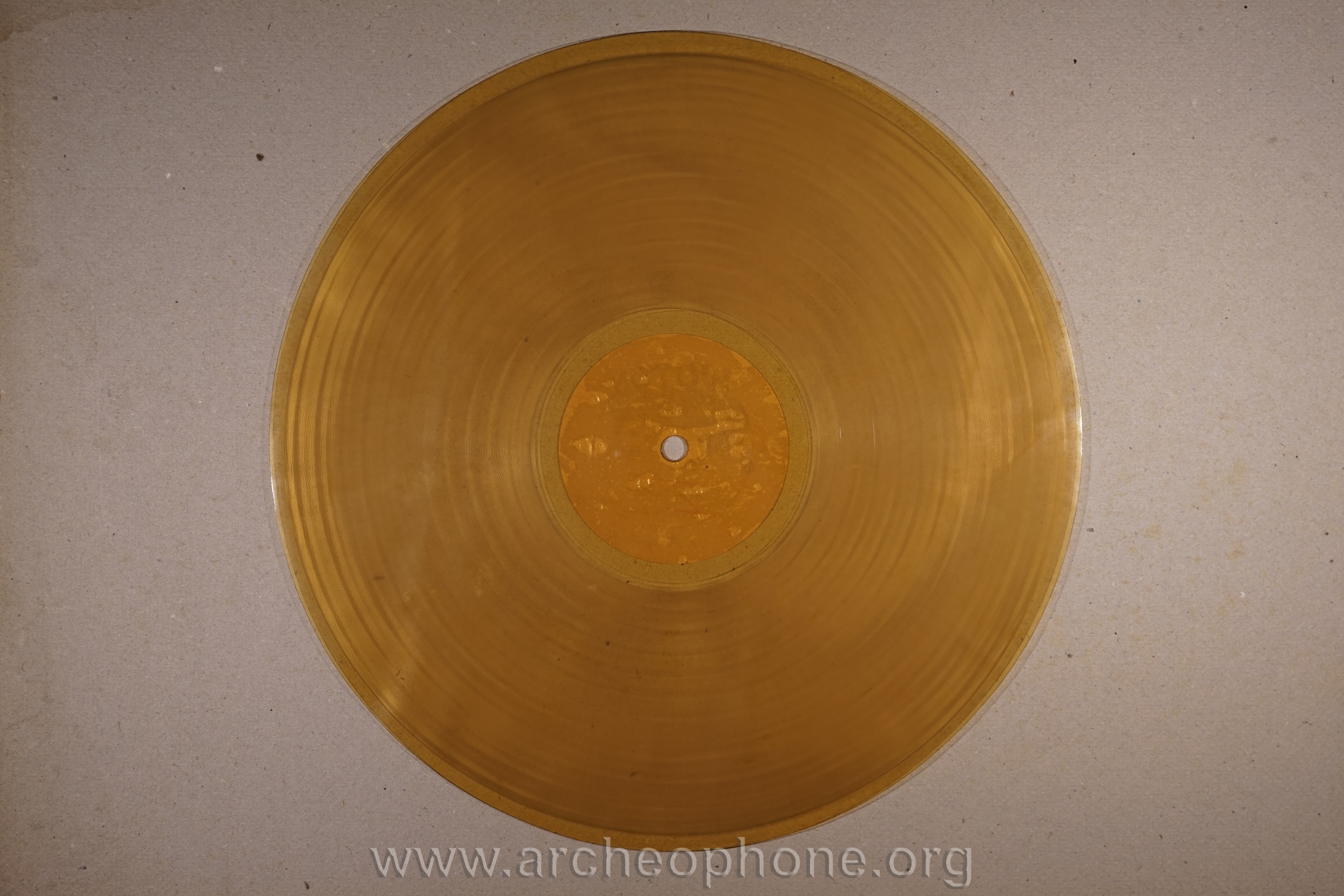 Photo du disque ou cylindre en question