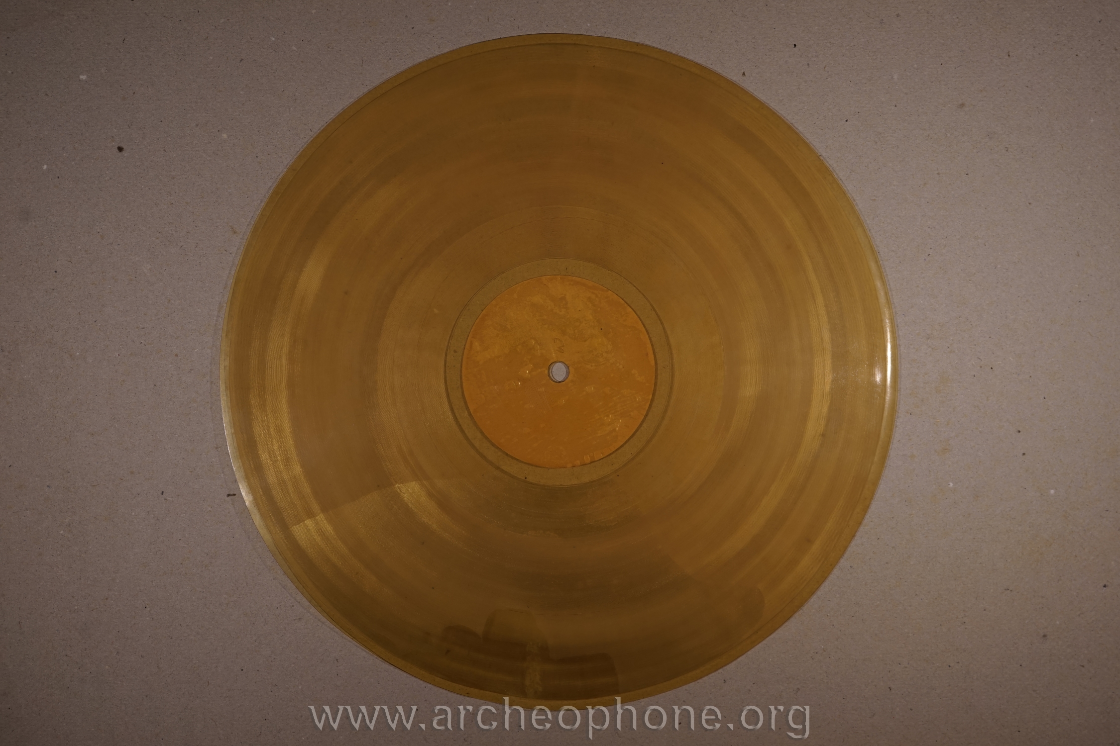 Photo du disque ou cylindre en question