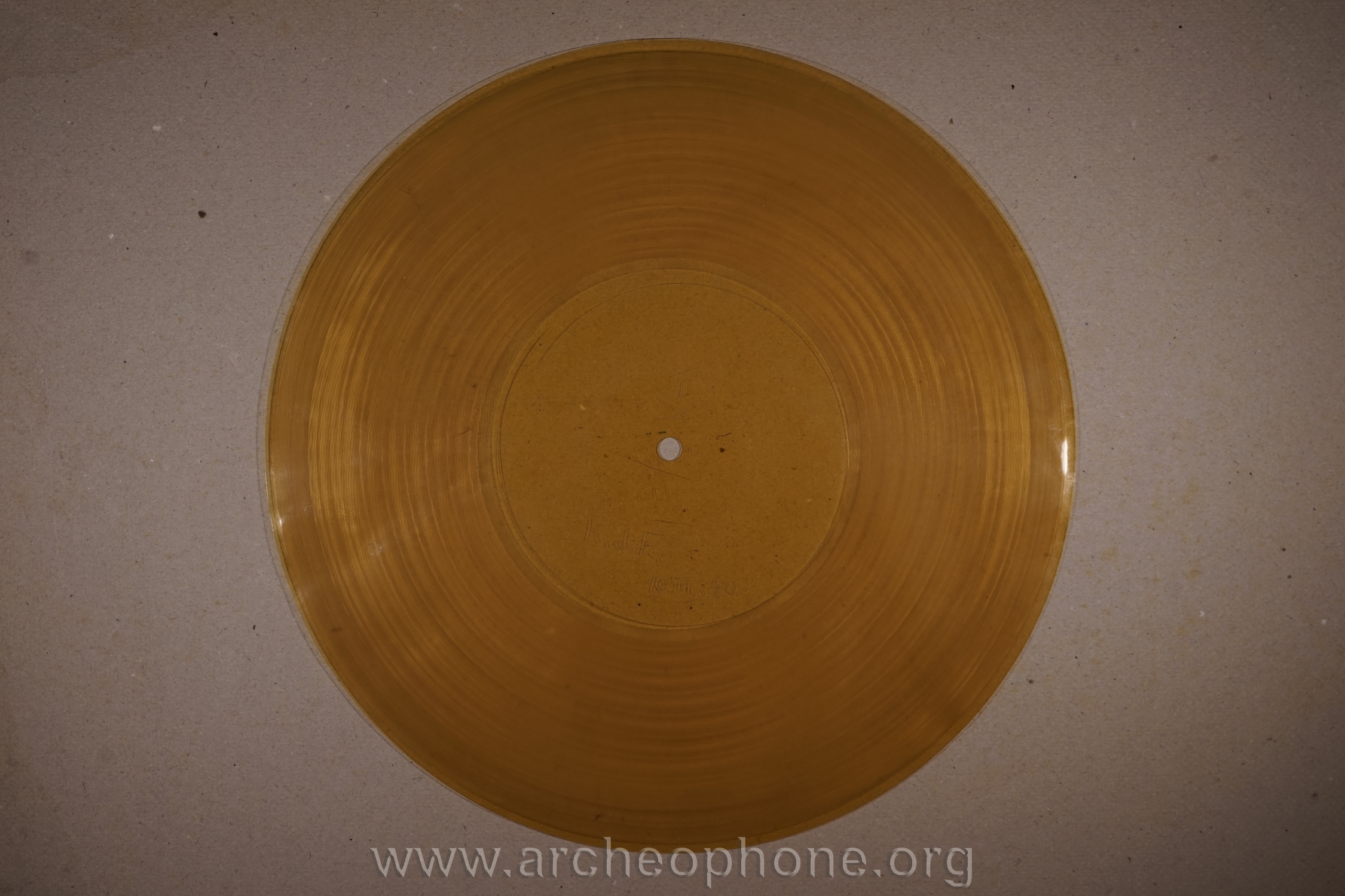 Photo du disque ou cylindre en question