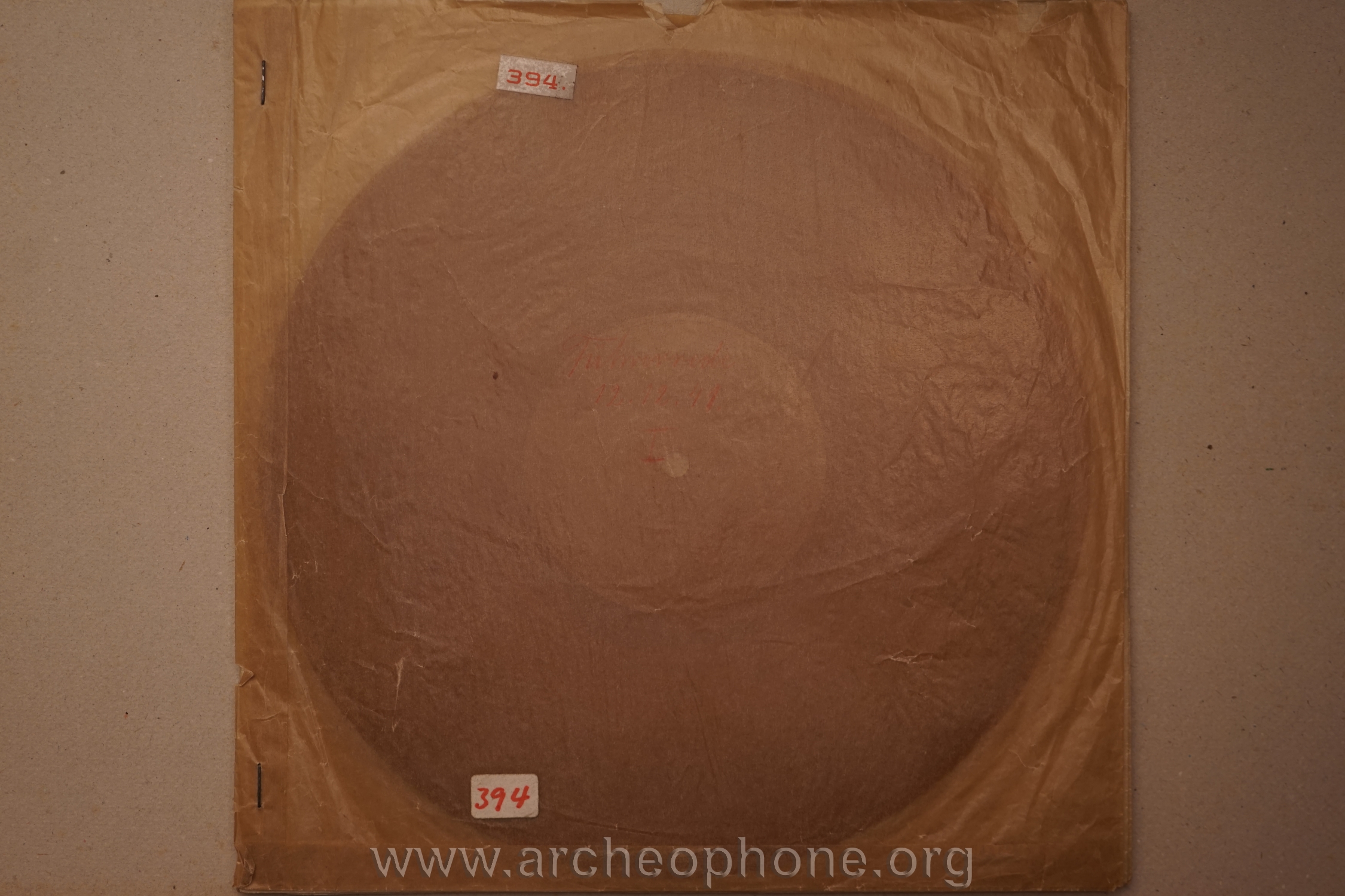 Photo du disque ou cylindre en question