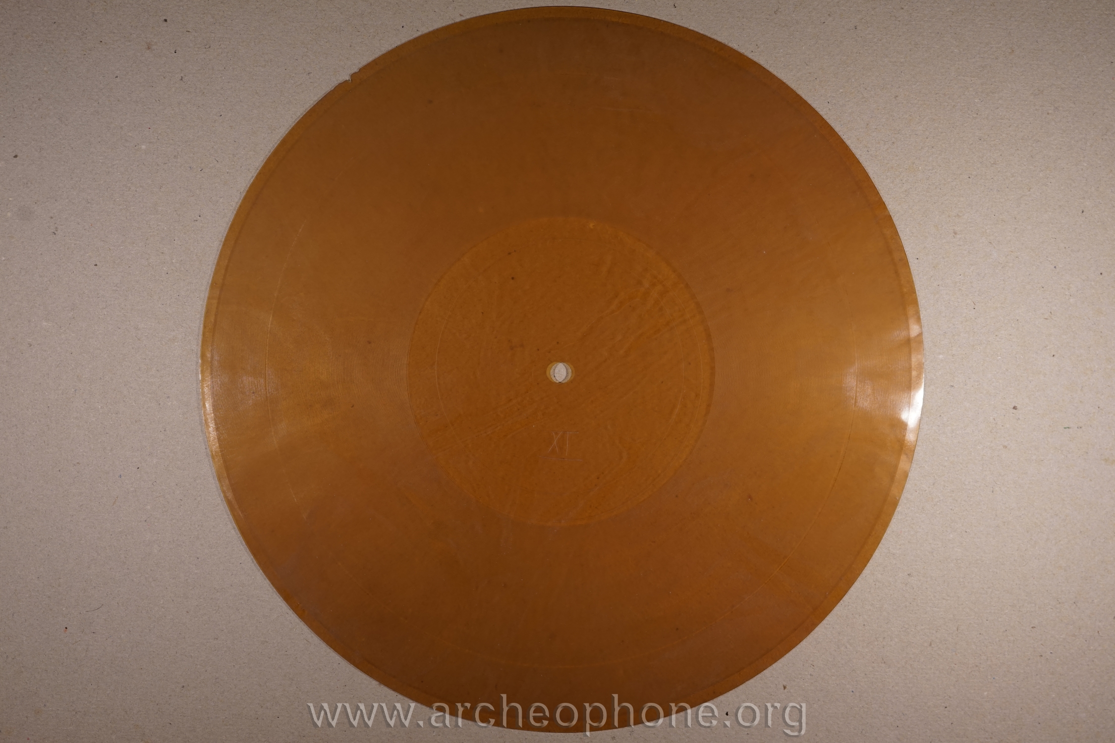 Photo du disque ou cylindre en question