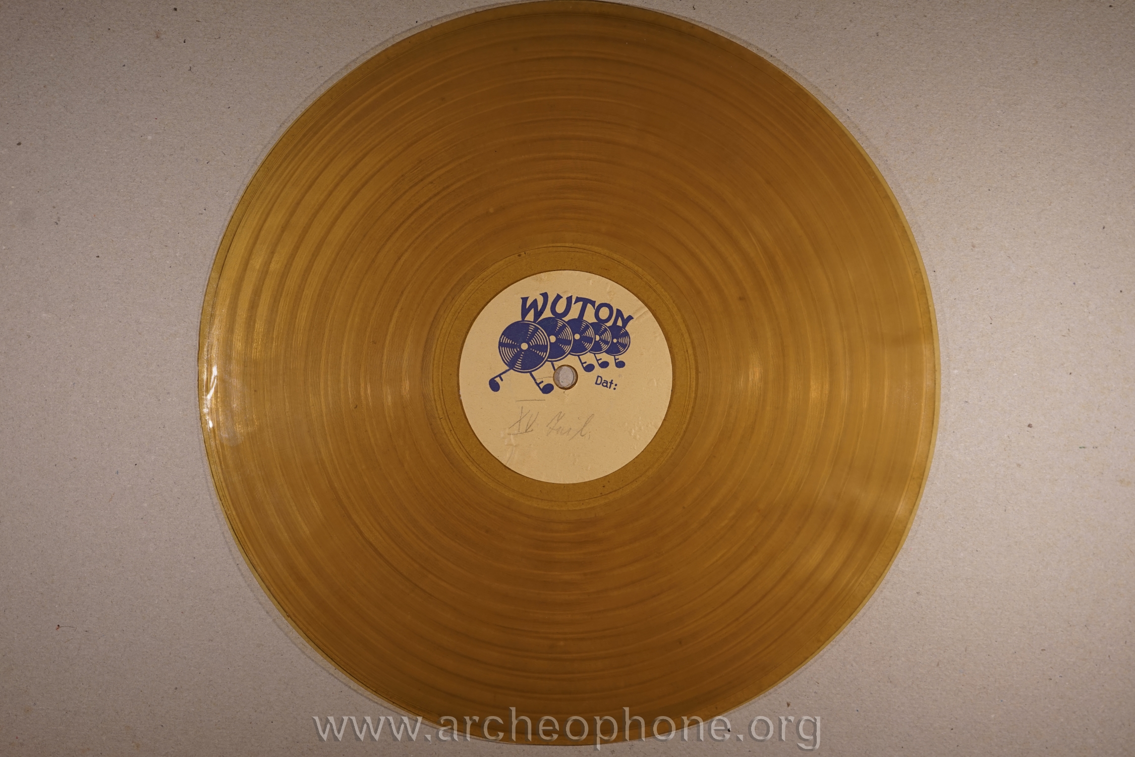 Photo du disque ou cylindre en question