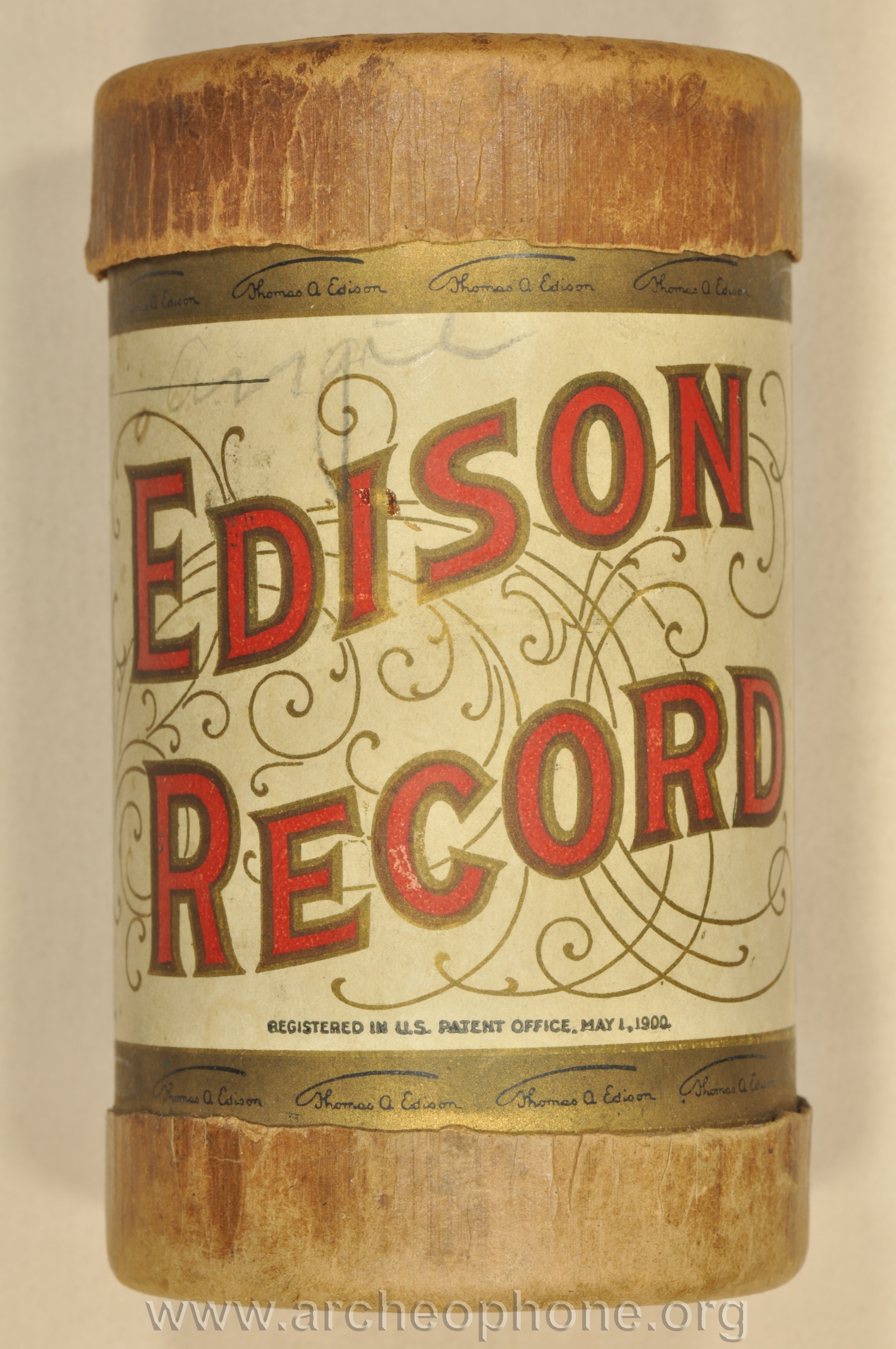 Photo du disque ou cylindre en question