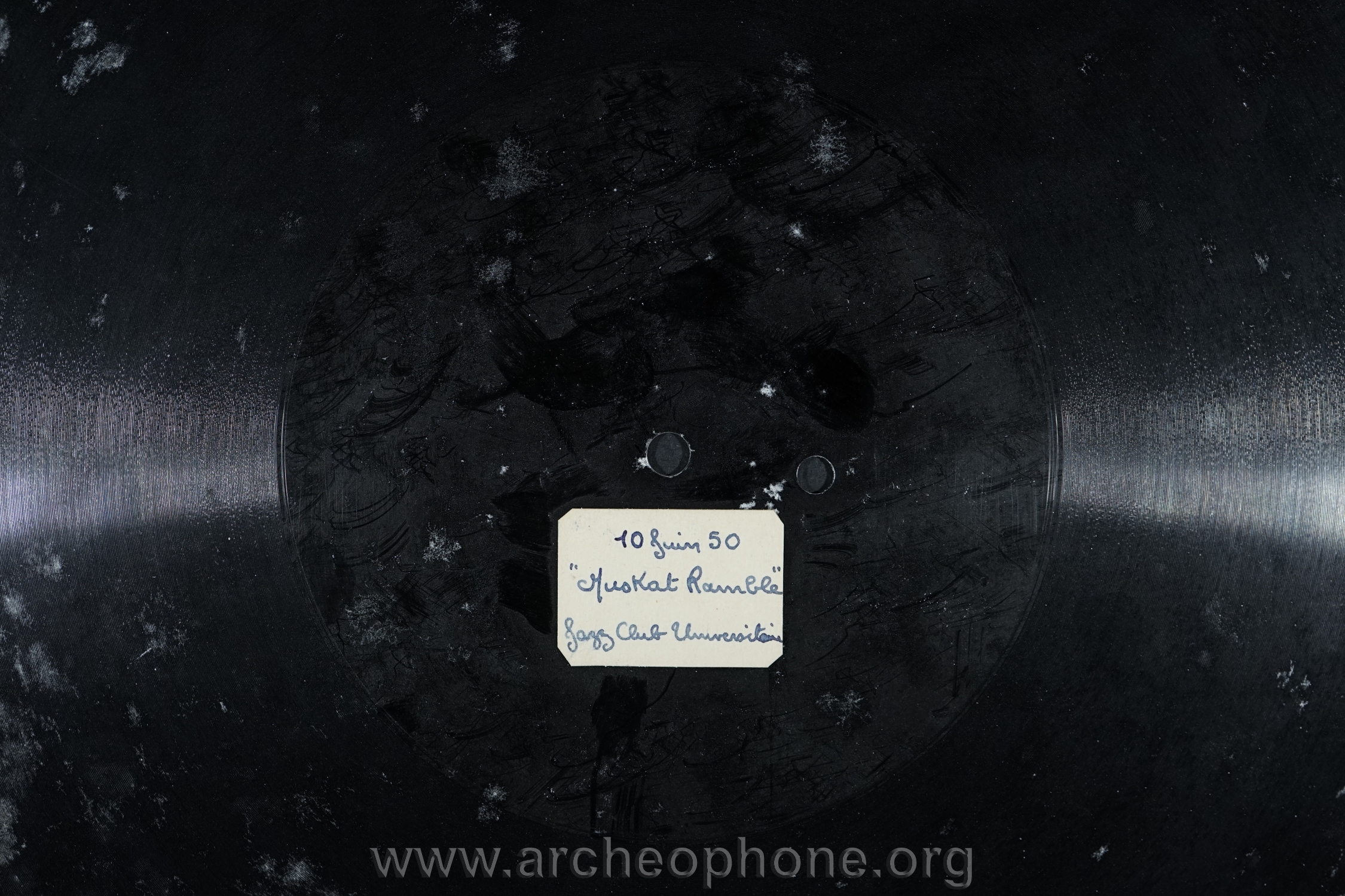 Photo du disque ou cylindre en question