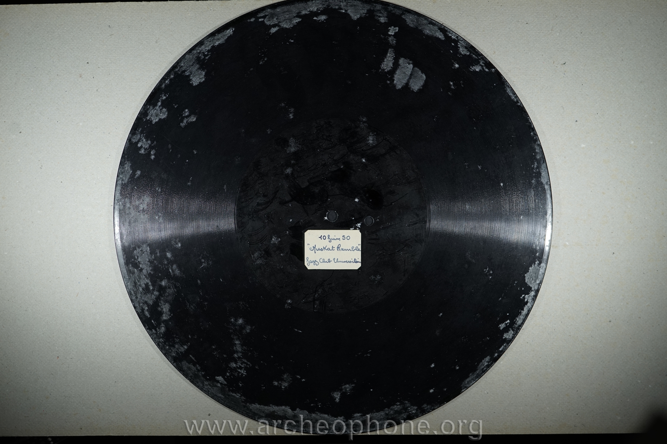 Photo du disque ou cylindre en question