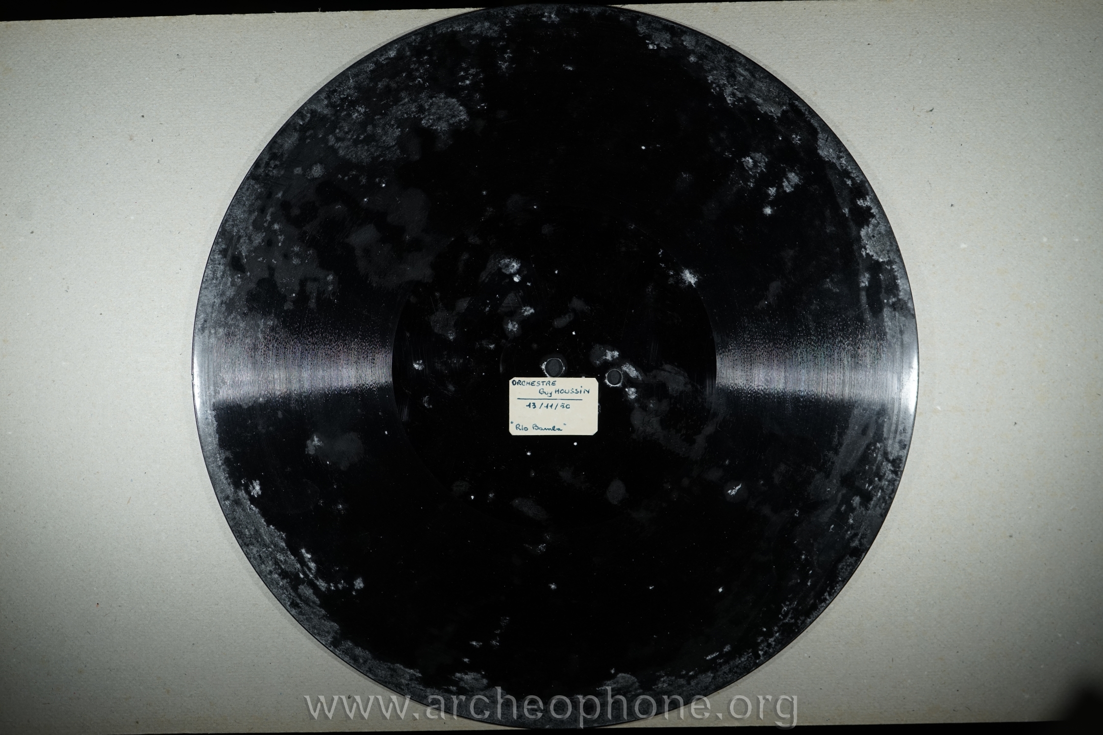 Photo du disque ou cylindre en question