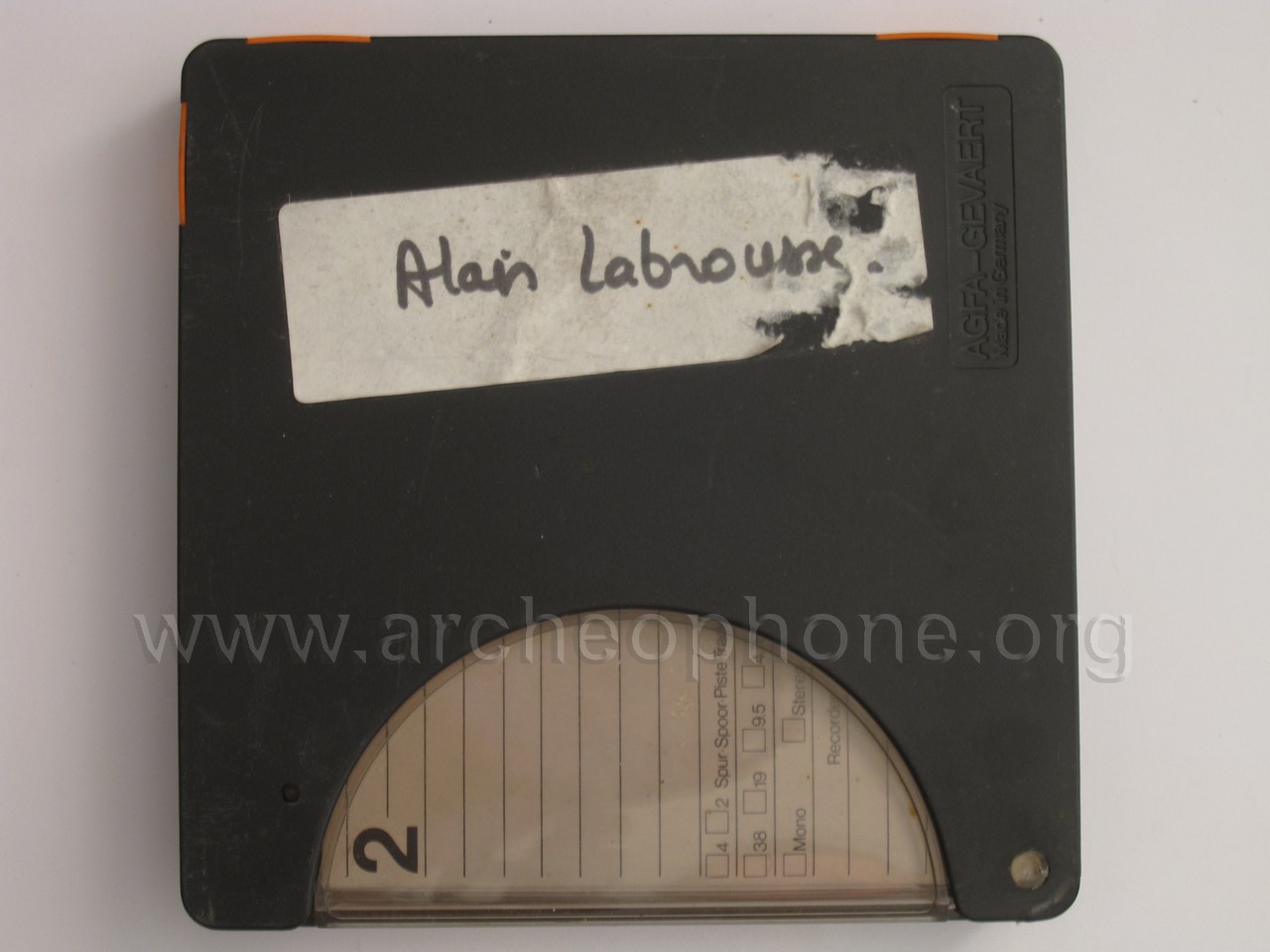Photo du disque ou cylindre en question